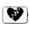 broken heart xxx black Laptop sleeve