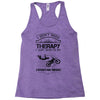 I Don't Need Therapy Just to Go Mountain Biking Racerback Tank