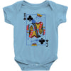 catdog playing card Baby Bodysuit