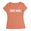 just dab border Women's Triblend Scoop T-shirt