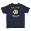 My Mom Is The World's Best Teacher Youth Tee
