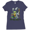 get your geek on! Ladies Fitted T-Shirt