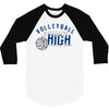 volleyball jefferson high varsity team 3/4 Sleeve Shirt