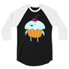 funny cartoon 3/4 Sleeve Shirt