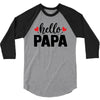 Hello Papa 3/4 Sleeve Shirt