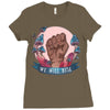 Women's March We Will Rise Ladies Fitted T-Shirt