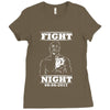 Fight Night Ladies Fitted T-Shirt