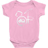 dw drum Baby Bodysuit