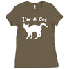 i am a cat lover Ladies Fitted T-Shirt