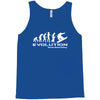evolution of snowboarding funny Tank Top
