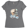 heroes of the space Women's Triblend Scoop T-shirt