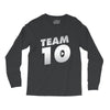 team 10 silver Long Sleeve Shirts