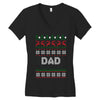 ugly christmas dad Women's V-Neck T-Shirt