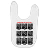 expressions of captain holt Baby Bibs