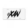 lil xan diego leanos black License Plate