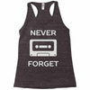 retro and vintage cassette humor Racerback Tank