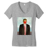 Rene Magritte Parody Impeach Trump Women's V-Neck T-Shirt
