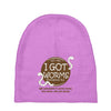 i got worms t shirt Baby Beanies