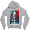 for the orcs Zipper Hoodie