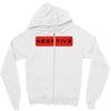 negative Zipper Hoodie
