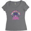 heavy meowtal Women's Triblend Scoop T-shirt