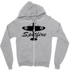 spitfire plane Zipper Hoodie