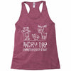 angry day Racerback Tank