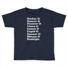 reindeer names Toddler T-shirt