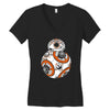 calavera droid Women's V-Neck T-Shirt