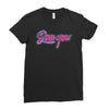 love you baby Ladies Fitted T-Shirt