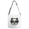 cool panda Adjustable Strap Totes