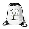 Winter (f77) Drawstring Bags