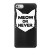 meow or never cat iPhone 7 Case