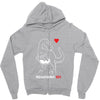 pregnant rex Zipper Hoodie