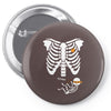 pregnant skeleton baby costume halloween maternity ninja ladies Pin-back button