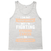 I am Not Super Woman But I'm Fighting Uterine Cancer So Close Enough Tank Top