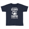 beer drinker camping!! Toddler T-shirt