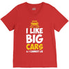 i like big monster cars V-Neck Tee