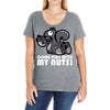 come play with my nuts Ladies Curvy T-Shirt