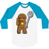 sad gingerbread 3/4 Sleeve Shirt