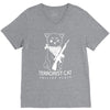 terrorist cat V-Neck Tee