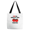from my head tomatoes Tote Bags