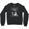 christmas funny dog &amp; snowman Crewneck Sweatshirt