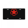 military starfunny retro army war vietnam usa britain fashion License Plate