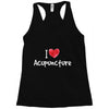 I Love Acupuncture Racerback Tank