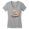 muscle car Women's V-Neck T-Shirt