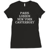 new york london canterbury Ladies Fitted T-Shirt