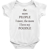 poodle lover Baby Bodysuit