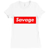 savage Ladies Fitted T-Shirt