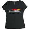 Fire White Women's Triblend Scoop T-shirt